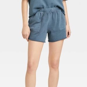 Blue comfy lounge shorts